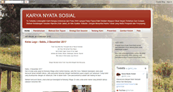 Desktop Screenshot of karyanyatasosial.blogspot.com