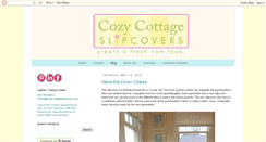 Desktop Screenshot of cozycottageslipcovers.blogspot.com