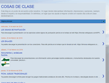 Tablet Screenshot of cosasdeclase5a2010.blogspot.com