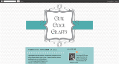 Desktop Screenshot of cutecoolcrafts.blogspot.com