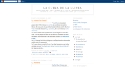 Desktop Screenshot of lacuinadelallista.blogspot.com