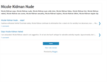 Tablet Screenshot of nicole-kidman-nude.blogspot.com