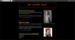 Desktop Screenshot of mrjacobsblog.blogspot.com