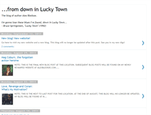 Tablet Screenshot of downinluckytown.blogspot.com