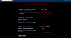Desktop Screenshot of crhsenglish-blog.blogspot.com