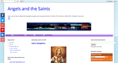 Desktop Screenshot of faithofthefathersangels.blogspot.com