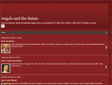 Tablet Screenshot of faithofthefathersangels.blogspot.com