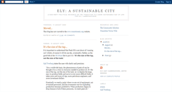 Desktop Screenshot of elysustainablecity.blogspot.com