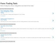 Tablet Screenshot of forextradingtoools.blogspot.com