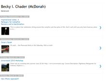 Tablet Screenshot of chadermcdonah.blogspot.com