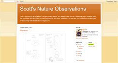 Desktop Screenshot of natureobservations.blogspot.com