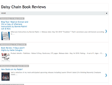 Tablet Screenshot of daisychainbookreviews.blogspot.com