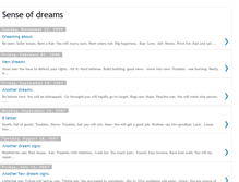 Tablet Screenshot of dream-sense.blogspot.com