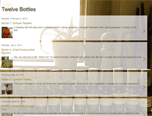 Tablet Screenshot of 12bottles.blogspot.com