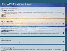 Tablet Screenshot of blogdopastormanoelxavier.blogspot.com