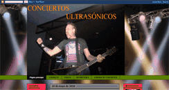 Desktop Screenshot of conciertosultrasonicos.blogspot.com