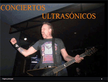 Tablet Screenshot of conciertosultrasonicos.blogspot.com