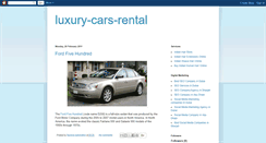 Desktop Screenshot of luxury-cars-rental.blogspot.com