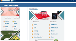 Desktop Screenshot of gallerylingeriemovie.blogspot.com