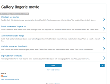 Tablet Screenshot of gallerylingeriemovie.blogspot.com