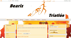 Desktop Screenshot of beariztriatlon.blogspot.com