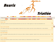 Tablet Screenshot of beariztriatlon.blogspot.com