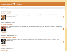 Tablet Screenshot of informaen24horas.blogspot.com