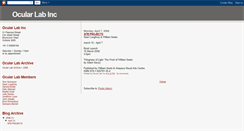 Desktop Screenshot of ocularlab.blogspot.com