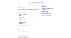 Desktop Screenshot of imagerypoems.blogspot.com