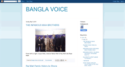 Desktop Screenshot of bangla-voices.blogspot.com