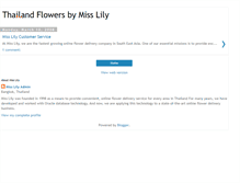 Tablet Screenshot of misslilyflowers.blogspot.com