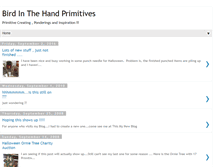 Tablet Screenshot of birdinthehandprimitives.blogspot.com