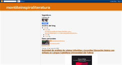 Desktop Screenshot of montiteinspiraliteratura.blogspot.com