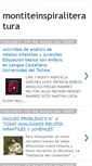 Mobile Screenshot of montiteinspiraliteratura.blogspot.com