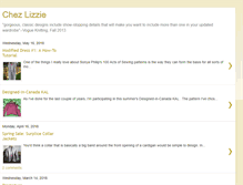 Tablet Screenshot of chezlizzie.blogspot.com