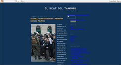 Desktop Screenshot of elbeatdeltambor.blogspot.com