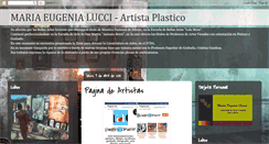 Desktop Screenshot of eugenialucciartistaplastica.blogspot.com