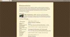 Desktop Screenshot of hominescencias.blogspot.com