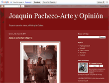 Tablet Screenshot of joaquinpacheco-arte.blogspot.com