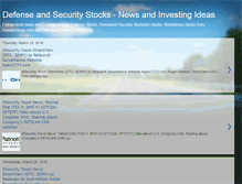 Tablet Screenshot of defensestocks.blogspot.com