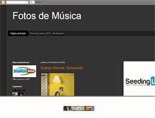 Tablet Screenshot of fotosdemusica22.blogspot.com