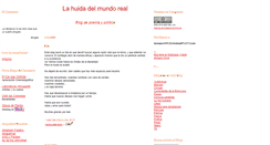 Desktop Screenshot of lahuidadelmundoreal.blogspot.com