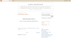 Desktop Screenshot of libyamonitor.blogspot.com