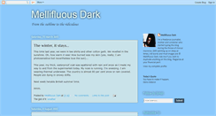 Desktop Screenshot of mellifluousdark.blogspot.com