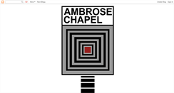 Desktop Screenshot of ambrosechapeldestroysyou.blogspot.com