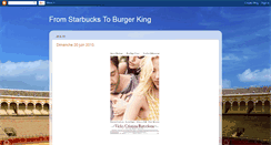 Desktop Screenshot of fromstarbuckstoburgerking.blogspot.com