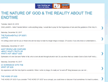 Tablet Screenshot of endtimerealities.blogspot.com