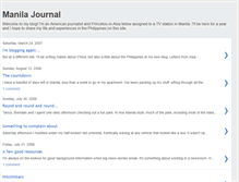 Tablet Screenshot of manilajournal.blogspot.com