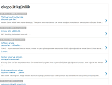 Tablet Screenshot of ekopolitikgunluk.blogspot.com