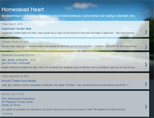 Tablet Screenshot of homesteadheart.blogspot.com